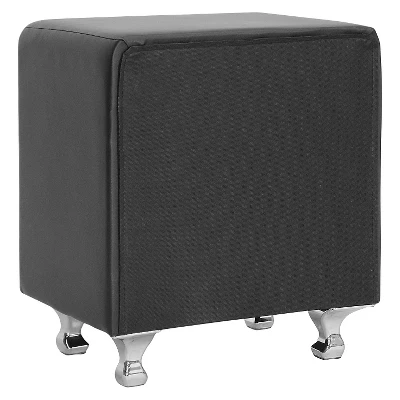 Stella Crystal Modern Nightstand - Baxton Studio 1 Stella Crystal Modern Nightstand - Baxton Studio