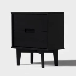 Mid-Century Modern Wood Nightstand - Saracina Home -DreamNest Store GUEST ac2c7f4e acf2 4034 9a9b 9e38eef4eb3f