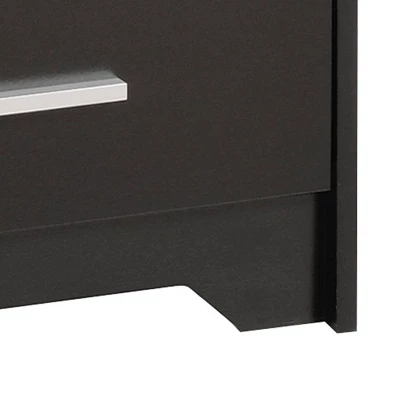 Coal Harbor 2 Drawer Tall Nightstand With Open Shelf Black - Prepac 3 Coal Harbor 2 Drawer Tall Nightstand With Open Shelf Black - Prepac - Image 3