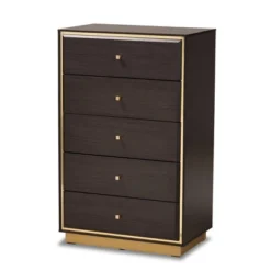 Cormac Wood And Metal 5 Drawer Storage Chest - Baxton Studio -DreamNest Store GUEST adb6f040 14ea 4425 a205 84e6c70d9f08
