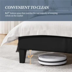 Yaheetech Upholstered Bed Frame With Button-Tufted Headboard 19 Yaheetech Upholstered Bed Frame With Button-Tufted Headboard -DreamNest Store GUEST ae2046a2 a096 4349 b4e0 47b138b3d6f5