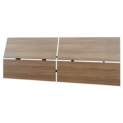 Queen 5pc Alibi Bedroom Set Walnut - Nexera 4 Queen 5pc Alibi Bedroom Set Walnut - Nexera - Image 4