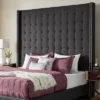 84" Madison Wingback High Headboard - Inspire Q