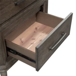 2 Drawer Night Stand W/ Charging Station In Brown - Liberty Furniture -DreamNest Store GUEST af53367a 140b 4cf9 82de d7f1368d99f5