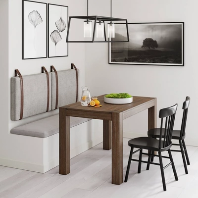 King Upholstered Wall Mount Floating Headboard Feather Gray - Nathan James 5 King Upholstered Wall Mount Floating Headboard Feather Gray - Nathan James - Image 5