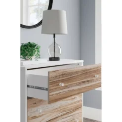 Piperton Chest Of Drawers White/Brown/Natural - Signature Design By Ashley -DreamNest Store GUEST af5e1e29 b27c 45b0 bda6 cae2c7c4c0ea