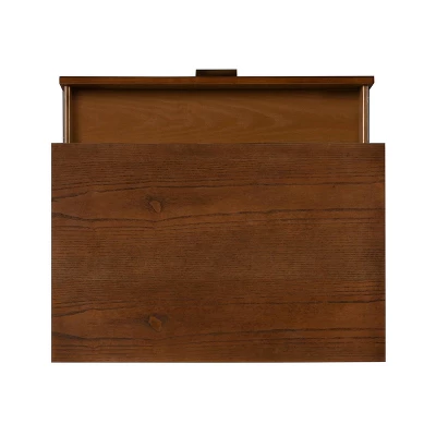 Reid 4 Drawer Chest Walnut - Linon 6 Reid 4 Drawer Chest Walnut - Linon - Image 6