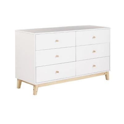 60" 6 Drawer Double Dresser - Alaterre Furniture 3 60" 6 Drawer Double Dresser - Alaterre Furniture - Image 3