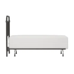 Twin Kirkland Metal Headboard With Frame Aged Pewter - Hillsdale Furniture -DreamNest Store GUEST b0cc98c6 b523 49ba 8b32 480a1d78d842