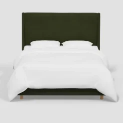 Encino Wingback Bed In Dry Velvet - Thresholdâ„¢ Designed With Studio McGee