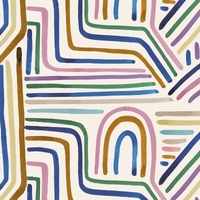 Storage Bench Rainbow Strokes Ochre - Skyline Furniture 4 Storage Bench Rainbow Strokes Ochre - Skyline Furniture - Image 4