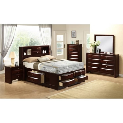 3pc King Madison Storage Bedroom Set Espresso Brown - Picket House Furnishings 5 3pc King Madison Storage Bedroom Set Espresso Brown - Picket House Furnishings - Image 5