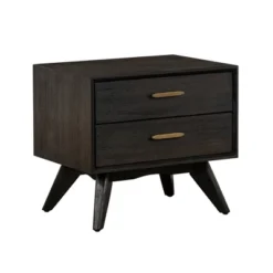 2 Drawer Baly Mid-Century Modern Nightstand - Armen Living -DreamNest Store GUEST b1d7f80d 2679 4cc8 95e8 845016096bab