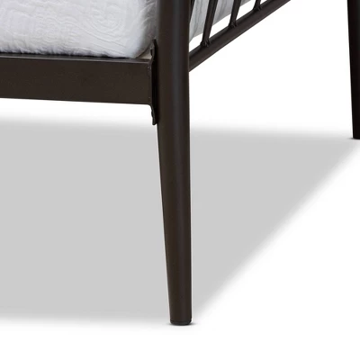 Twin Lysa Metal Daybed Black - Baxton Studio 4 Twin Lysa Metal Daybed Black - Baxton Studio - Image 4