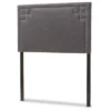 Geneva Modern And Contemporary Fabric Upholstered Headboard - Twin - Baxton Studio