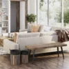 Jamison Bench Distressed Natural - WyndenHall