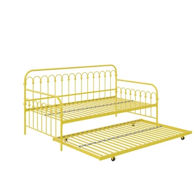 Twin Bright Pop Metal Daybed With Roll Out Trundle - Novogratz 15 Twin Bright Pop Metal Daybed With Roll Out Trundle - Novogratz - Image 15