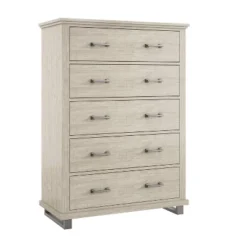 Set Of 2 38" 5 Drawer Chest And 64" 9 Drawer Dresser Beige - Accent Furniture -DreamNest Store GUEST b3a334f7 276b 49be ad18 c02fff205109