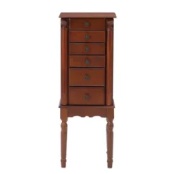Wylie Jewelry Armoire Cherry Red - Powell Company -DreamNest Store GUEST b3ec66ec bda8 4c85 895b eb8cf404fbdf