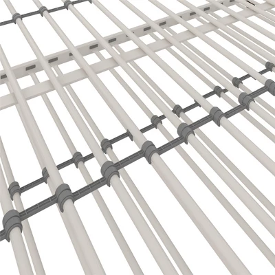 Twin Bright Pop Metal Daybed With Roll Out Trundle - Novogratz 8 Twin Bright Pop Metal Daybed With Roll Out Trundle - Novogratz - Image 8