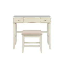 Jackson Vanity Set Cream - Linon -DreamNest Store GUEST b4cc39a9 7d9b 43e0 8538 e60ca000df34