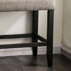 Norelo Upholstered Counter Height Bench Light Gray - HOMES: Inside + Out -DreamNest Store GUEST b4e9fb67 804c 422d a109 1d2ab485f419