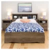 Queen Salt Spring Headboard Drifted Gray - Prepac