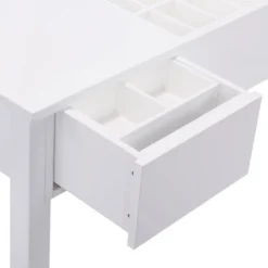 Tangkula 2 Drawers Make-up Mirror Set Vanity Dressing Table Flip-type Desktop With Stool 14 Tangkula 2 Drawers Make-up Mirror Set Vanity Dressing Table Flip-type Desktop With Stool -DreamNest Store GUEST b561c74d ba85 438b b46c c15e5e329fa5