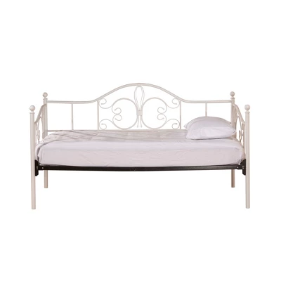 Twin Ruby Daybed With Suspension Deck Textured White - Hillsdale Furniture 2 Twin Ruby Daybed With Suspension Deck Textured White - Hillsdale Furniture - Image 2