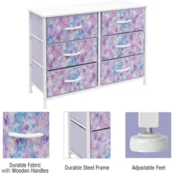 Sorbus Drawer Fabric Dresser For Bedroom And More Purple -DreamNest Store GUEST b6de965c 778e 4b83 b600 e5aad1f5695d