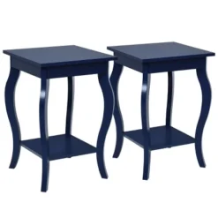 Costway Set Of 2 NightStands Side Table End Table Accent Table W/ Shelf Indigo -DreamNest Store GUEST b8392dec df46 4609 88fc 14d0be6bc5e0