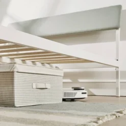 Kera Metal Platform Bed With Angled Upholstered Headboard - Mellow 12 Kera Metal Platform Bed With Angled Upholstered Headboard - Mellow -DreamNest Store GUEST b8ec0c3b 95d9 4b33 a921 791211a715db