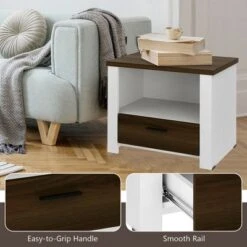 Costway 2PCS Accent Nightstand Drawer And Open Shelf Sofa End Table Bedroom Living Room 13 Costway 2PCS Accent Nightstand Drawer And Open Shelf Sofa End Table Bedroom Living Room -DreamNest Store GUEST b92a70b4 8e14 43f1 a883 c4baba633087