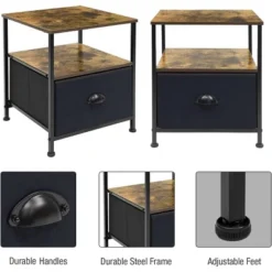 Sorbus Drawer Nightstand Shelf For Bedroom Brown 8 Sorbus Drawer Nightstand Shelf For Bedroom Brown -DreamNest Store GUEST b974d4c9 abb4 44db 8cd0 ef3edbf78291