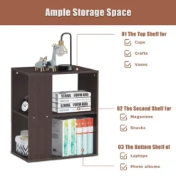 Costway 2-Tier Side End Table Nightstand Bedside Sofa Table W/ Storage Shelves 17 Costway 2-Tier Side End Table Nightstand Bedside Sofa Table W/ Storage Shelves -DreamNest Store GUEST ba2e1cf4 74fc 413e 98fe 3c1bff78a95d