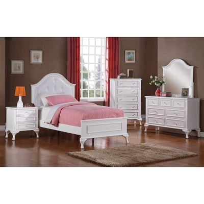 5pc Twin Jenna Panel Bedroom Set White - Picket House Furnishings 5 5pc Twin Jenna Panel Bedroom Set White - Picket House Furnishings - Image 5