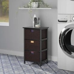 28.62" Omaha Storage Rack With Baskets Black - Winsome 7 28.62" Omaha Storage Rack With Baskets Black - Winsome -DreamNest Store GUEST bad4b36f b914 4c0c 815a e4523e29d3f5