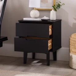 Mid-Century Modern Wood Nightstand - Saracina Home -DreamNest Store GUEST bb8cd0af 9f2f 4c69 916e ce68660dee05