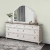 Cristina Wooden 7 Drawer Dresser White - Abbyson Living