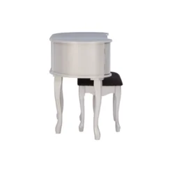 Paloma Vanity Set Silver - Linon -DreamNest Store GUEST bbc9a055 d1c3 4d78 b221 dafc61f78372