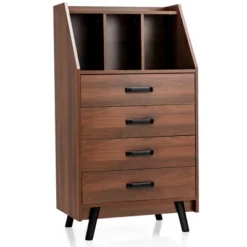 Costway 3-Cube Chest Of Drawers Storage Organizer 4-Drawer Dresser With Countertop 21 Costway 3-Cube Chest Of Drawers Storage Organizer 4-Drawer Dresser With Countertop -DreamNest Store GUEST bc5ef65d 3847 40c6 a622 ac985911bf1d