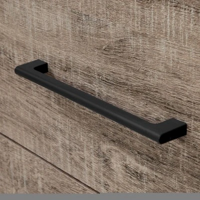 Londen 6 Drawer Double Dresser Weathered Oak/Black - South Shore 3 Londen 6 Drawer Double Dresser Weathered Oak/Black - South Shore - Image 3