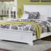 Queen Naples Bed Nightstand And Chest Off White - Homestyles