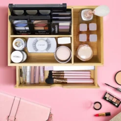 Sorbus Bamboo Desktop Organizer With Pull-Out Drawer -DreamNest Store GUEST bcf886c1 359f 480b 9347 a1d36436dc34