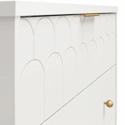Anastasia 5 Drawer Dresser White - CosmoLiving By Cosmopolitan -DreamNest Store GUEST bd10beac ff8e 48a3 88a2 d3d3086552cb