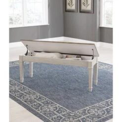 Skempton Storage Bench Two-Tone - Signature Design By Ashley 15 Skempton Storage Bench Two-Tone - Signature Design By Ashley -DreamNest Store GUEST bd394bf9 8d85 4cc8 b3ed 15525979cb85
