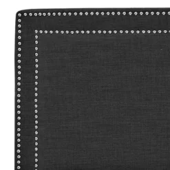 Emery Upholstered Queen Platform Bed Charcoal Black - Picket House Furnishings -DreamNest Store GUEST bd922336 08b1 449b a80c aa2cd70286e9