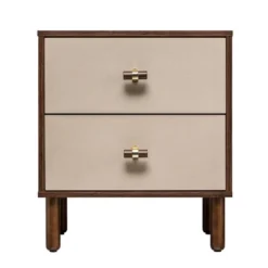Audrey 2 Drawer Nightstand - Sango -DreamNest Store GUEST be1f8438 b790 4bff ba7a b792882f731b