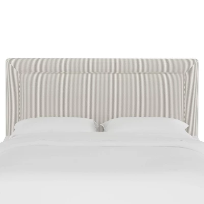 Empire Striped Upholstered Headboard - Skyline Furniture 1 Empire Striped Upholstered Headboard - Skyline Furniture