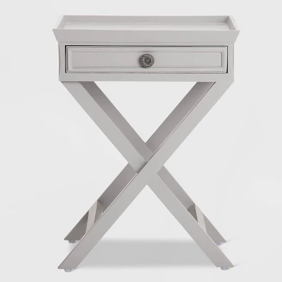 Ashby Nightstand With Drawer Gray - Finch 6 Ashby Nightstand With Drawer Gray - Finch - Image 6